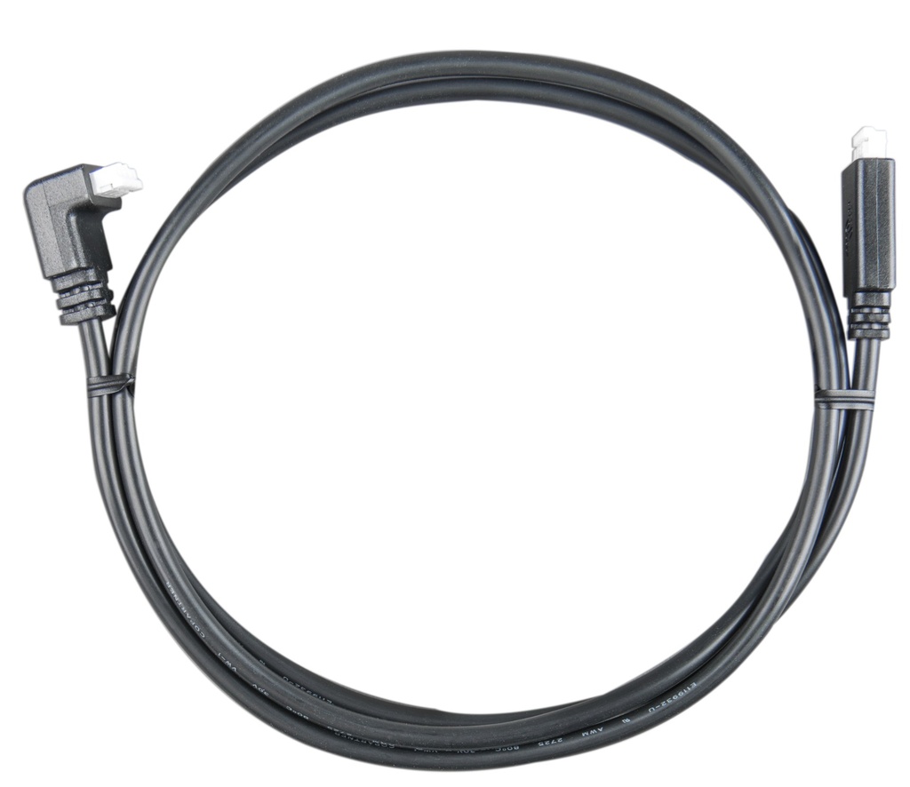 [ASS030531218] VE.Direct Cable 1,8m (one side Right Angle conn)