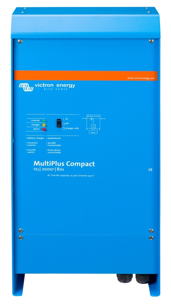 MultiPlus Compact 12/2000/80-50 120V VE.Bus (UL 458)